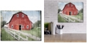 Courtside Market Red Barn Look Out Gallery-Wrapped Canvas Wall Art - 16" x 20"